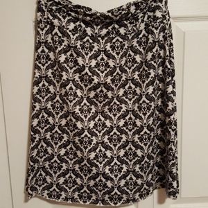 A-line Wide Waistband Skirt